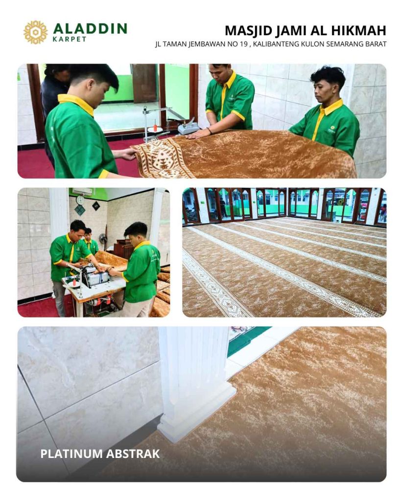 Jual Karpet Masjid Semarang Harga Murah Meteran Custom Berkualitas