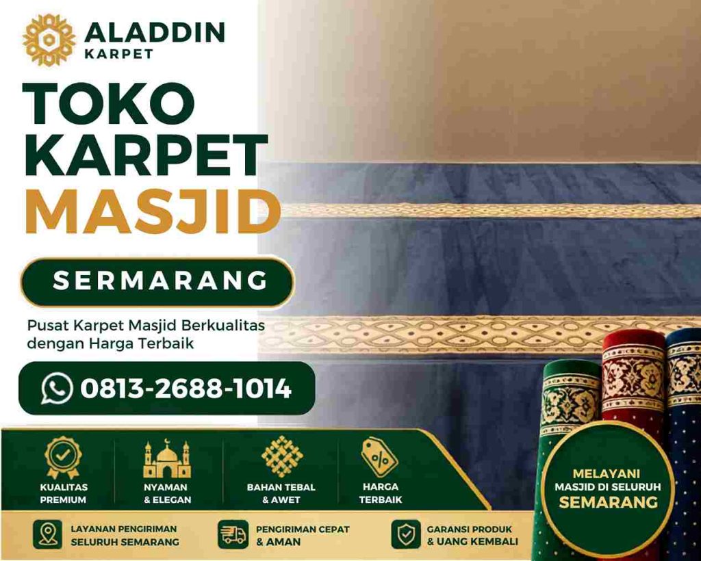 Karpet Custom Semarang Untuk Masjid Lebih Rapi Dan Presisi