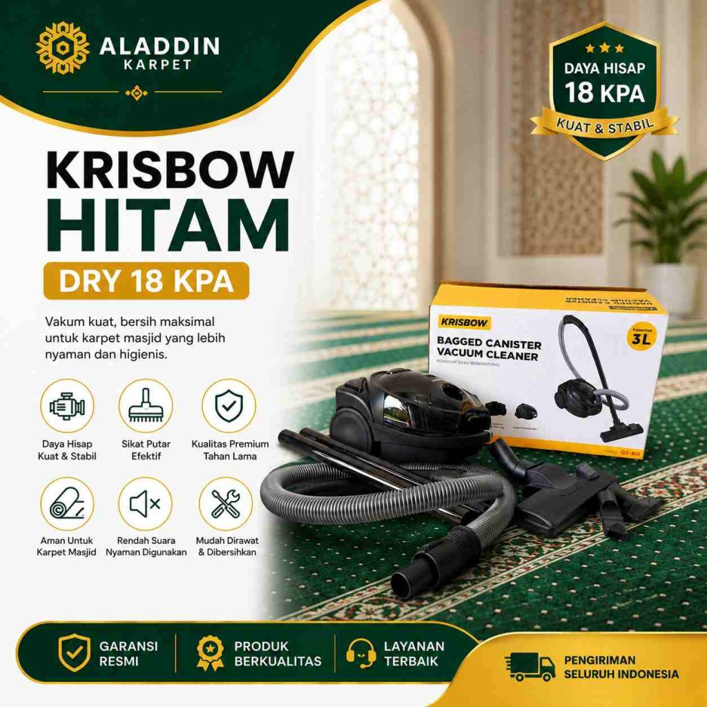 Vacuum Cleaner Krisbow Semarang untuk Membersihkan Karpet Masjid