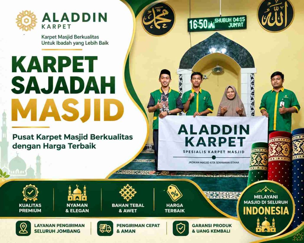 Karpet Sajadah Masjid Semarang Nyaman Dan Berkualitas